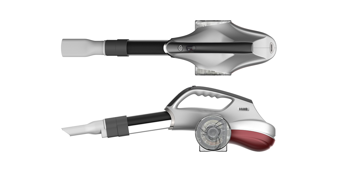 可伸缩无线吸尘器设计